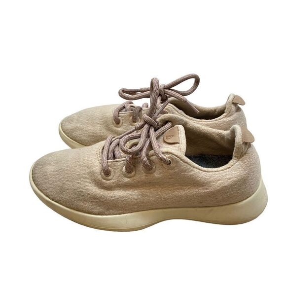 Women’s Pale‎ Punk Allbirds Wool Runners Sneakers Size 7 - Picture 1 of 13